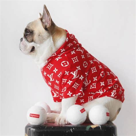 supreme lv pet hoodie|supreme hoodie louis vuitton.